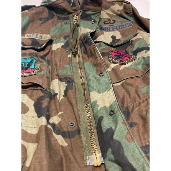 Military Field Jacket Size Small Regular Woodland Camoflage - Picture 2 of 9